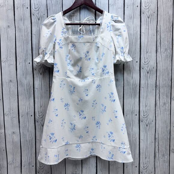 NWT Altar'd State Lucia Floral Mini Dress Size Small - Picture 2 of 6